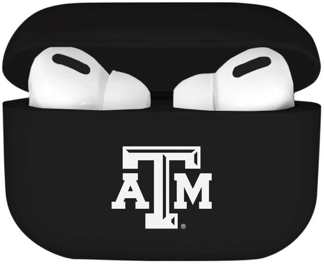 Alt view image 4 of 6 - AirPods Case, Texas A&M University AirPods/White (TPU)