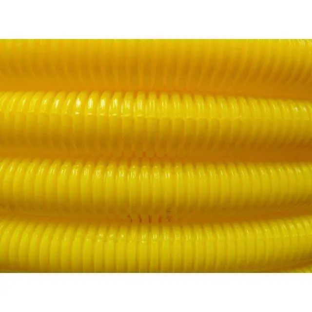 Alt view image 3 of 3 - (1" Dia. x 100 ft, Yellow) ® Flexible Polyethylene Corrugated (PE) Split Tubing (Wire Loom)