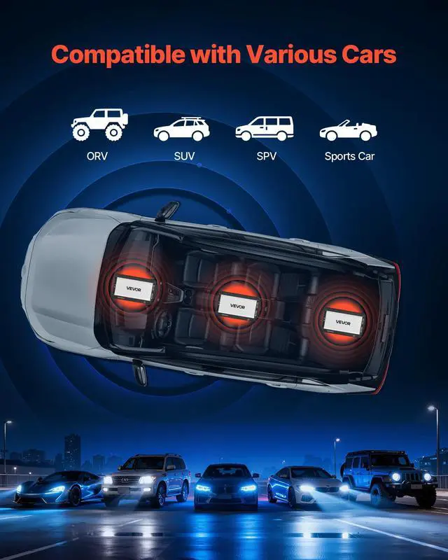 Alt view image 6 of 7 - 4 Channel Car Audio Amplifier 2 Ohm Stable Bridgeable Class D Full Range Amp Max Power 4 x 420W @ 4 Ohm / 4 x 600W @ 2 Ohm for Car SUV Truck Off-Road