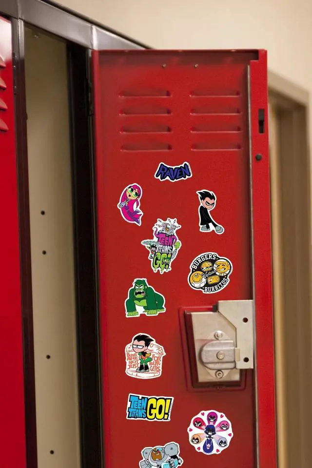 Alt view image 6 of 6 - Teen Titans Go! 150 Vinyl Stickers Waterproof Die-Cut Decals Laptop Car