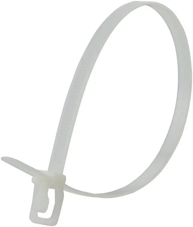 Main image of 32-Inch Natural Reusable Releasable Cable Ties 10 Pack, 175 lb Strength, Patented Quick-Release, Ultra-Durable for Heavy-Duty Commercial and Industrial Applications