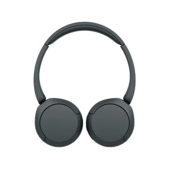 Alt view image 4 of 7 - WH-CH520 Wireless Headphones with Microphone, Black Bundle with Wood Headphone Display Stand Secure Tabletop Holder/Gaming Headset Hanger