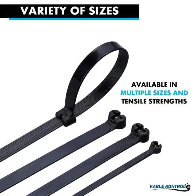 Alt view image 7 of 7 - Metal Pawl Cable Ties, 18 Inch 100 Pcs, 120 Lbs Test Black | Metal Tooth, Stainless Steel Toothed Self-Locking Ties, UV Resistant Steel Barb Zip Ties for Indoor & Outdoor Use