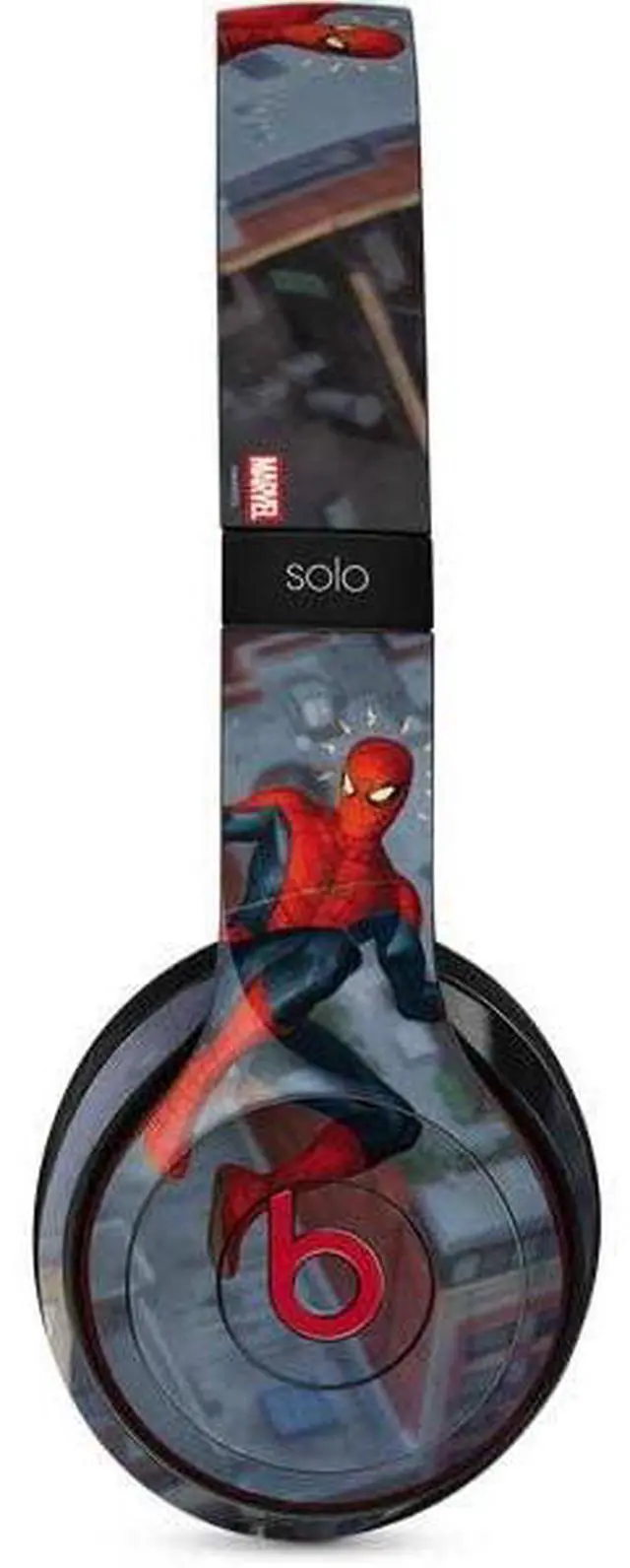 Main image of Decal Audio Skin Compatible with Beats Solo 3 Wireless - Officially Licensed Marvel Spiderman Spidey Sense Design