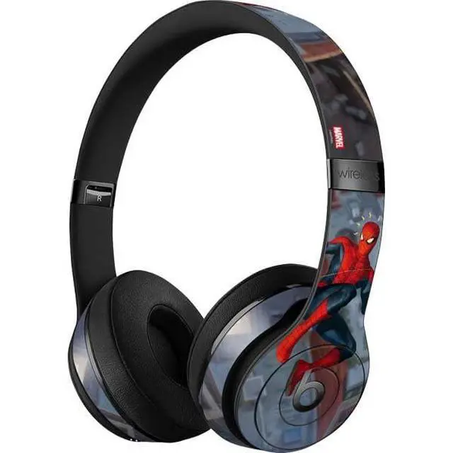 Alt view image 3 of 3 - Decal Audio Skin Compatible with Beats Solo 3 Wireless - Officially Licensed Marvel Spiderman Spidey Sense Design