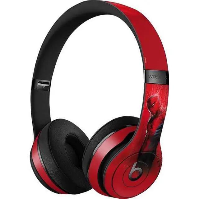 Alt view image 3 of 3 - Decal Audio Skin Compatible with Beats Solo 3 Wireless - Officially Licensed Marvel Spiderman The Amazing Spiderman Design