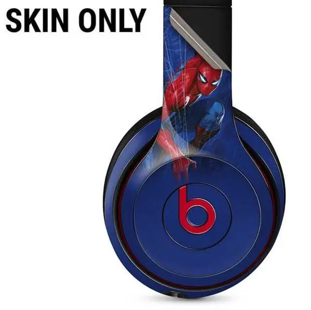 Alt view image 2 of 3 - Decal Audio Skin Compatible with Beats Solo 3 Wireless - Officially Licensed Marvel Spiderman World of Webs Design