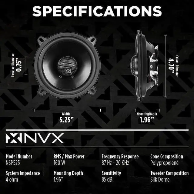Alt view image 3 of 7 - Complete Speaker Replacement Package for Nissan 240SX 1989-1994 | Complete 4x6" and 5.25" Speaker Upgrade Kit with factory-style harnesses