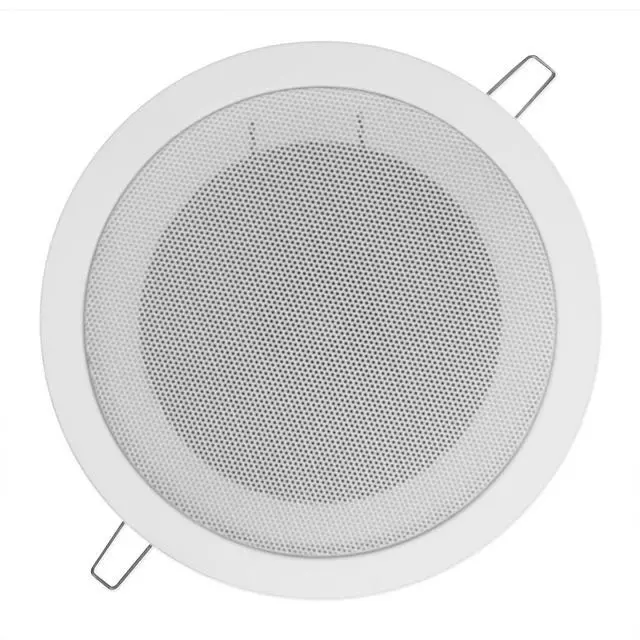 Alt view image 3 of 7 - CCL5T White 70V 5" Commercial Ceiling Speakers for Office, 8-Pack | Restaurant/School/Retail, Paintable Flush Mount Grills, Double Paper Cone, Spring Loaded Terminals, 86dB Sensitivity