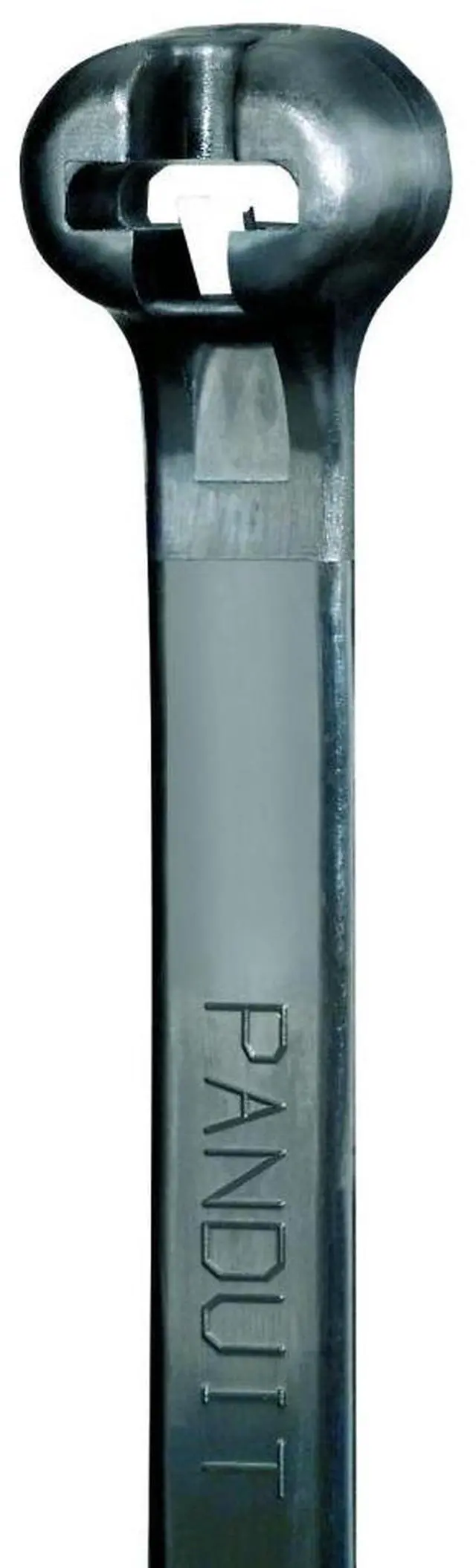 Main image of BT3LH-L0 Cable Tie, Metal Barb, Light-Heavy, Weather Resistant Nylon 6.6, 11.8-Inch Length, Black (50-Pack)