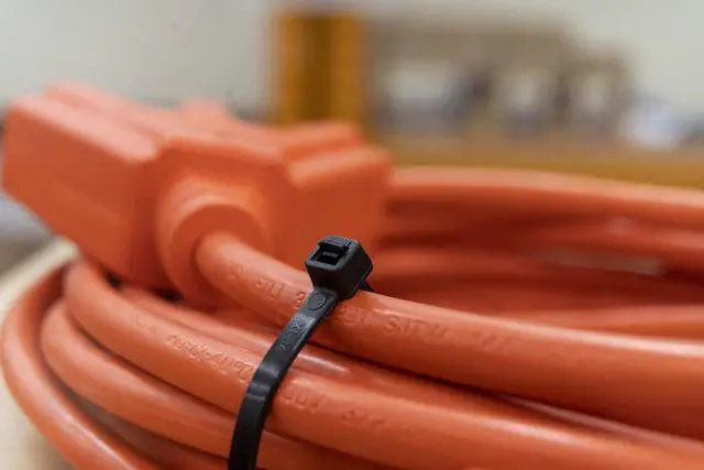 Alt view image 6 of 6 - 46-314UVBFZ Xtreme Temperature Cable Tie, 14 inch, Cold and Hot Weather, 50 lb, Electrical Wire and Cord Management, Nylon Zip Tie, 100 Pk, UV Resistant Black