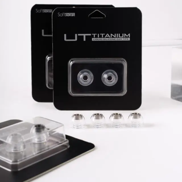 Alt view image 2 of 5 - SOFTEARS UT Titanium Alloy Liquid Silicone Eartips (A Pair-L)