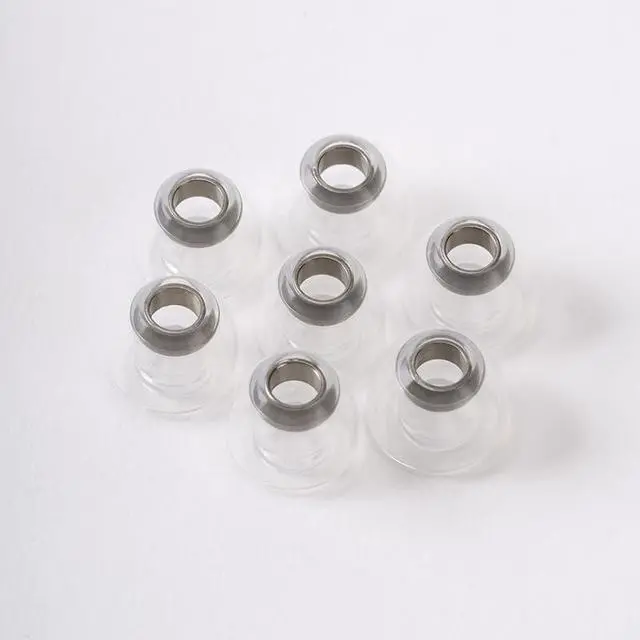 Alt view image 3 of 5 - SOFTEARS UT Titanium Alloy Liquid Silicone Eartips (A Pair-L)