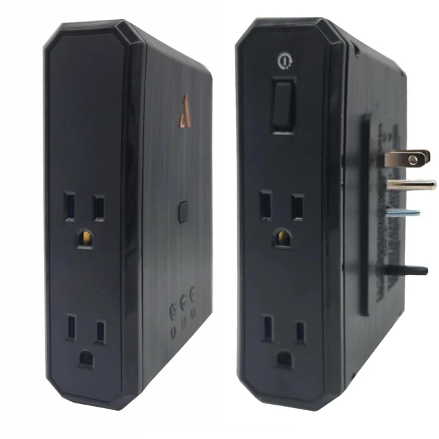 Main image of III Series Wall Power 4 Outlet Surge Protector, 2500 Joules EMI/RFI Filtering, Flameless MOV, Overcurrent Protection, SmartFit Outlets, 4 Year Component