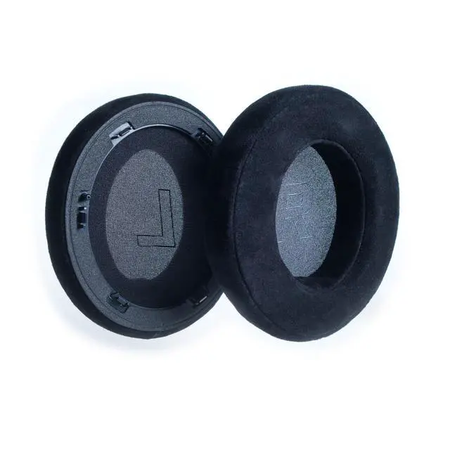 Alt view image 2 of 7 - Suede Earpads for Noble Fokus Apollo | Premium Memory Foam Replacement Pads | Breathable, Sweat-Reducing, Soft Suede Cushions for Enhanced Comfort and Isolation