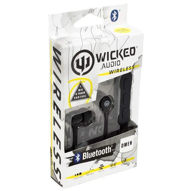 Alt view image 5 of 7 - Omen Wireless Bluetooth Earbuds with Microphone and Track Control Wireless Earbuds, Noise Isolating, in Ear Headphones Black