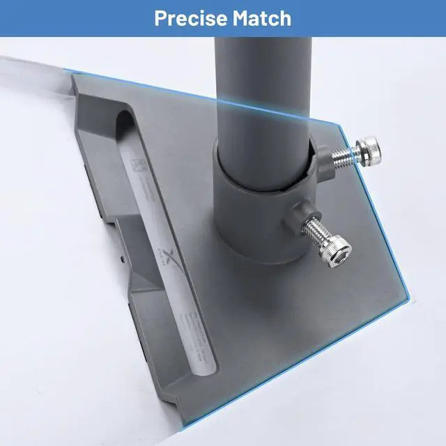 Alt view image 4 of 7 - Starlink Mount Gen3 Pivot Mounting Kit Roof Heavy Duty Adjustable | Tilt Angle Bracket with Pipe Pole Adapter for Standard Dish Installation