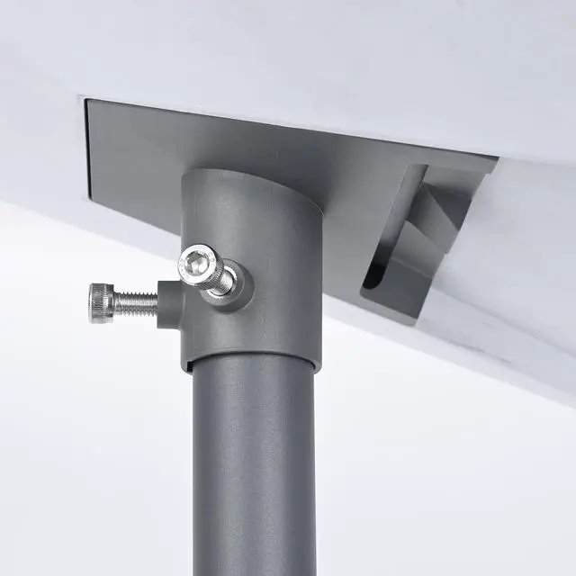 Alt view image 6 of 7 - Starlink Mount Gen3 Pivot Mounting Kit Roof Heavy Duty Adjustable | Tilt Angle Bracket with Pipe Pole Adapter for Standard Dish Installation