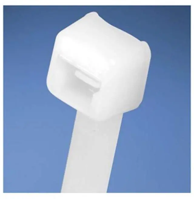 Main image of PLT1.5I-C Pan-Ty Locking Tie, Intermediate, 5.6-Inch Length, Nylon 6.6, Natural (100-Pack)