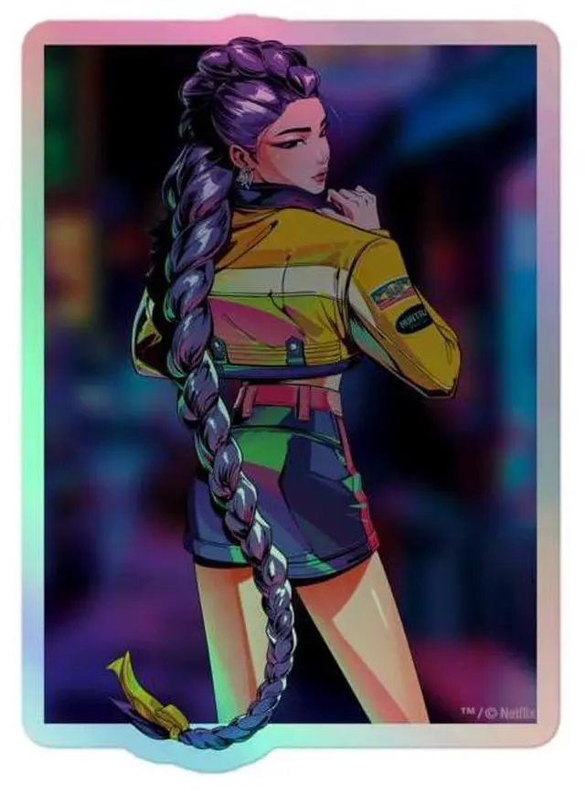 Main image of Holographic Sticker Rumi Electric Summer - Officially Licensed