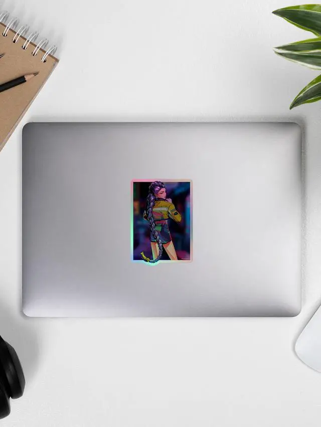 Alt view image 2 of 2 - Holographic Sticker Rumi Electric Summer - Officially Licensed