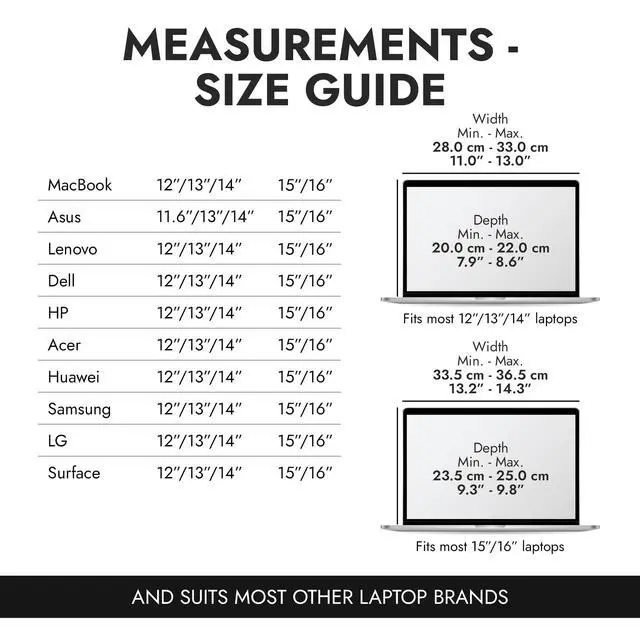 Alt view image 4 of 7 - 4-in-1 Laptop Screen Shade Original Lux Hood Sun, Privacy, Heat & Contrast Protection, Freestanding with Pocket, Fits 1516 MacBook & PC, Patented, Black