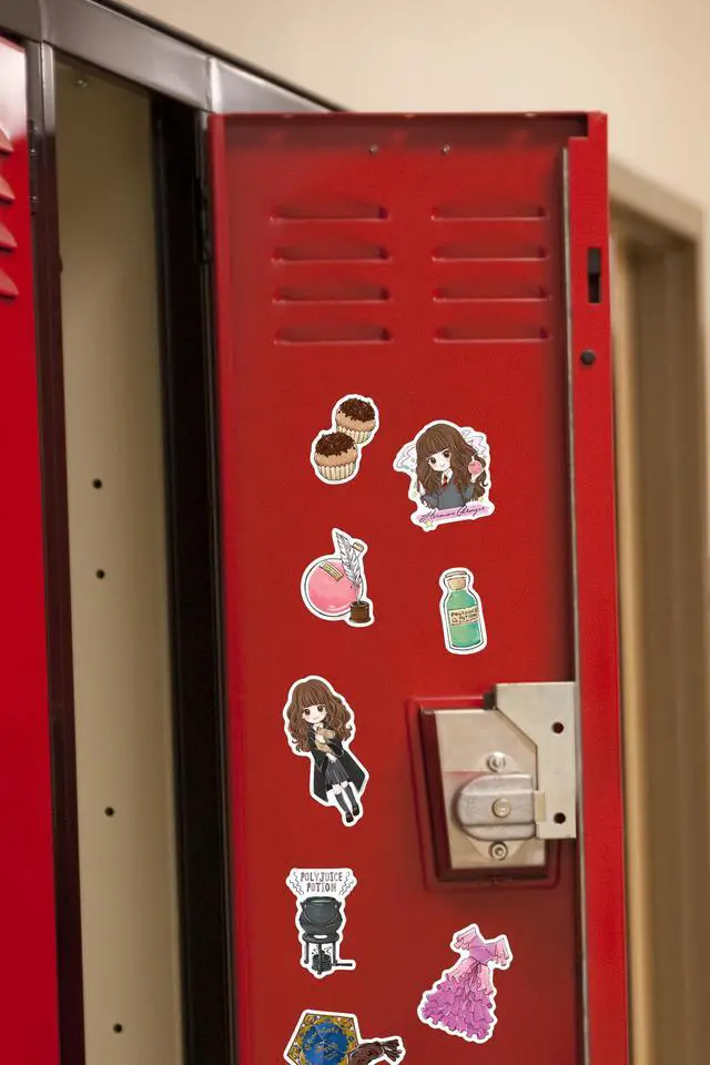 Alt view image 6 of 6 - Harry Potter Chibi Hermione Collection Theme 100 Vinyl Stickers Waterproof