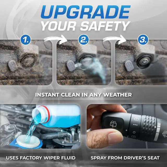 Alt view image 3 of 7 - Side Fender Camera Washer System fits 2024+ Cyber Truck | Complete DIY Installation | Durable High & Low Temperature Tubing | Convenient Lens Cleaning | Made in the USA