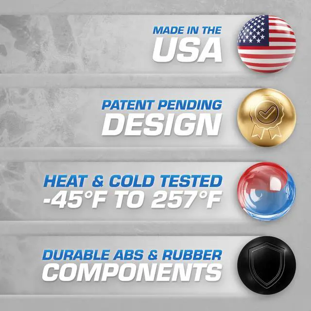 Alt view image 7 of 7 - Side Fender Camera Washer System fits 2024+ Cyber Truck | Complete DIY Installation | Durable High & Low Temperature Tubing | Convenient Lens Cleaning | Made in the USA