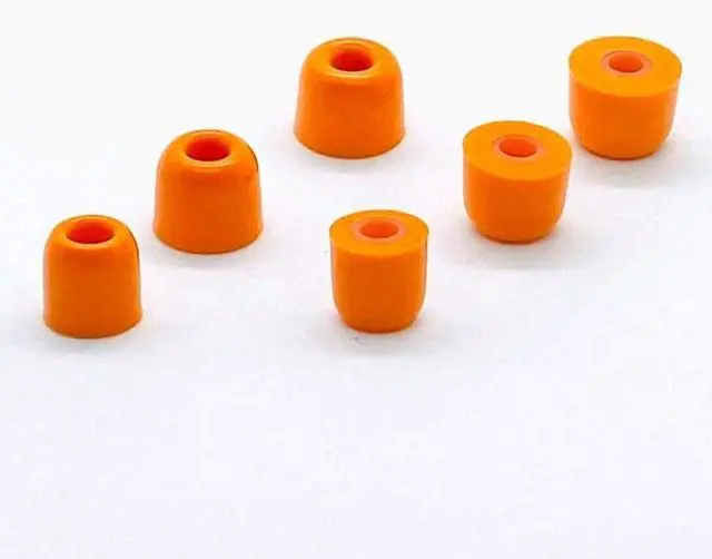 Main image of F Memory Foam Soft Universal Premium Ear Tips for in-Ear Earbuds, 3 Pairs (Medium)