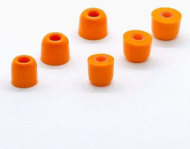 Main image of F Memory Foam Soft Universal Premium Ear Tips for in-Ear Earbuds, 3 Pairs (Large)