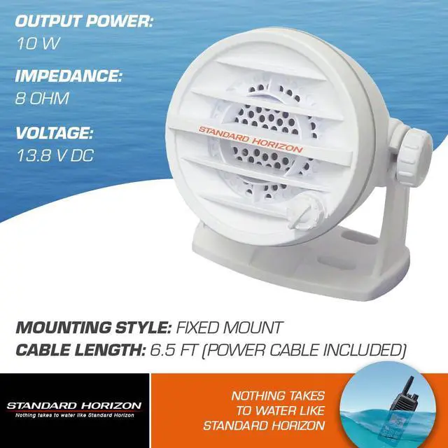 Alt view image 3 of 6 - 10W AMPLIFIED SPEAKER WHITE