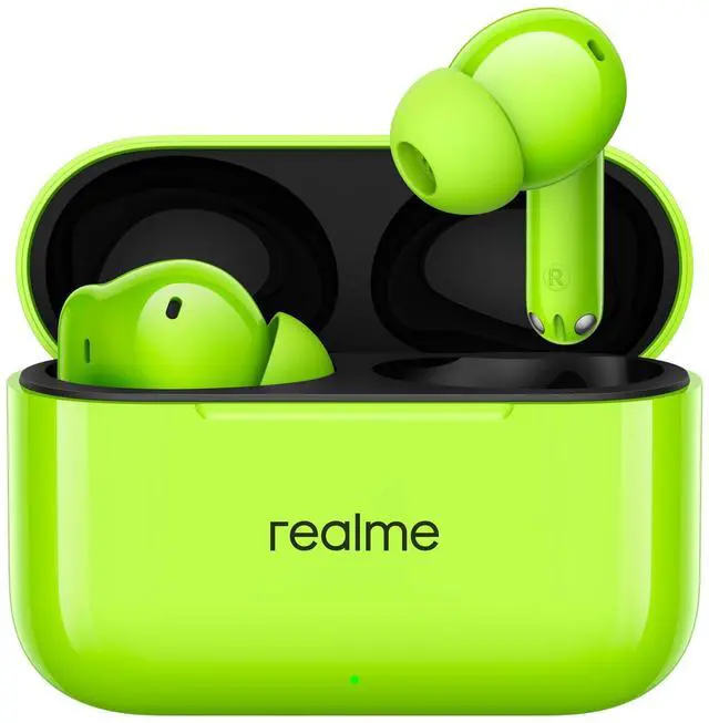 Main image of Buds T200 TWS Buds, Hi-Res Audio, LDAC, IP55 Water Resistant, 12.4mm Dynamic Bass Driver, 32dB ANC, 50h Playback - (Green)