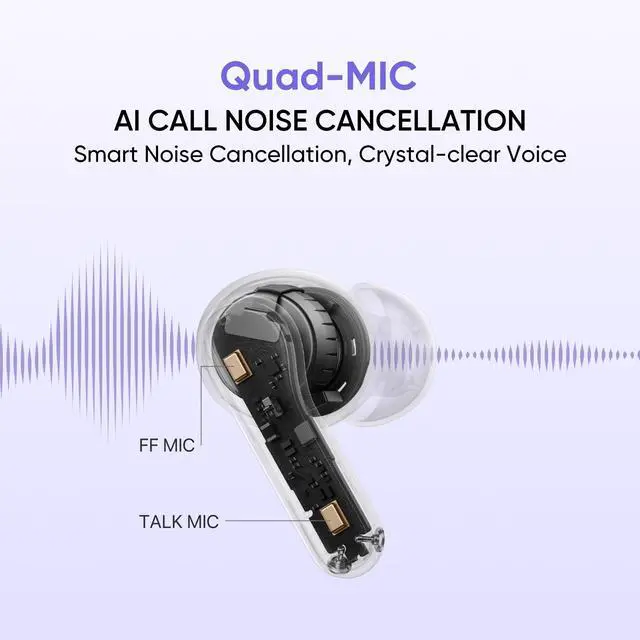 Alt view image 7 of 7 - Buds T200 TWS Buds, Hi-Res Audio, LDAC, IP55 Water Resistant, 12.4mm Dynamic Bass Driver, 32dB ANC, 50h Playback - (Green)