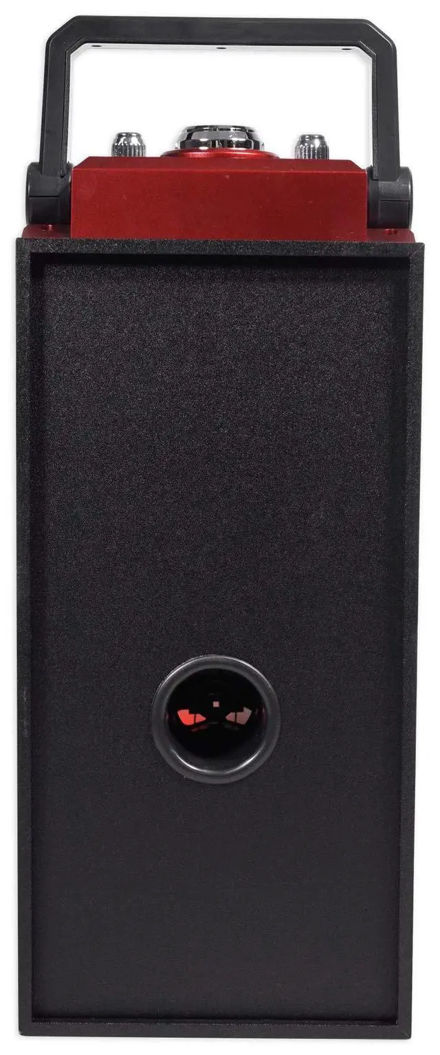 Alt view image 3 of 7 - X-Tower Bluetooth Speaker, 50W Peak Power, Dual 4" Speakers, Mic Input & Echo, LED Display, TF Card & USB Playback, Perfect for Karaoke & Parties
