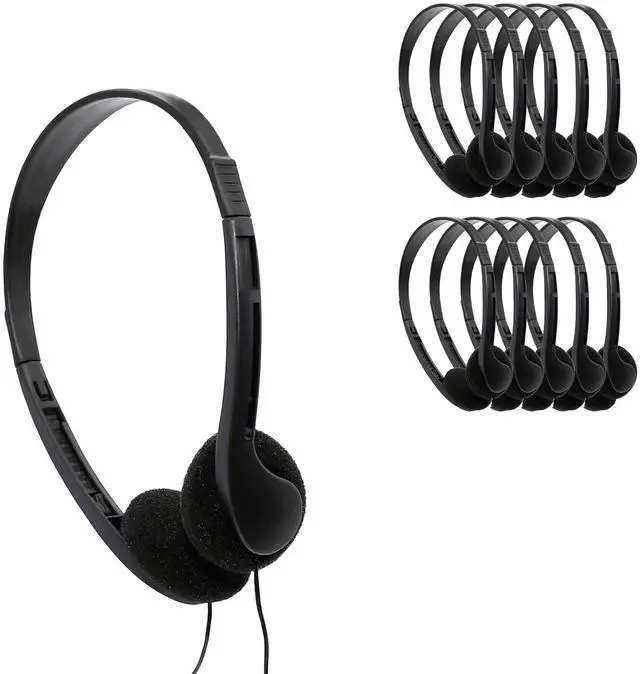 Main image of Avid AE-08 On-Ear Stereo Headphones (25-Pack)