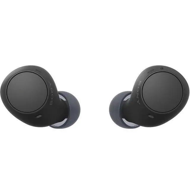 Alt view image 3 of 7 - WFC510/B Truly Wireless Earbuds with 22-Hour Battery, IPX4, Multipoint, Black Bundle with Deco Essentials Converter Adapter Type C Adapter and 1 YR CPS Enhanced Protection Pack