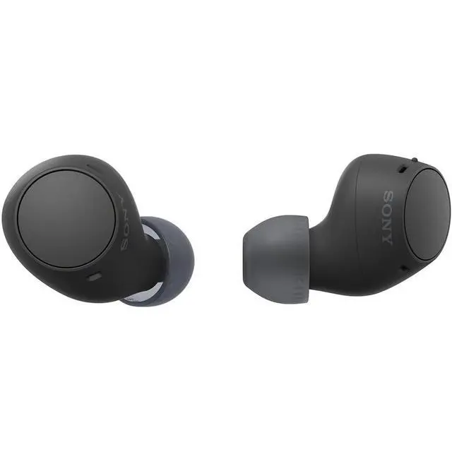 Alt view image 4 of 7 - WFC510/B Truly Wireless Earbuds with 22-Hour Battery, IPX4, Multipoint, Black Bundle with Deco Essentials Converter Adapter Type C Adapter and 1 YR CPS Enhanced Protection Pack