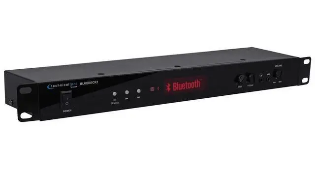 Alt view image 3 of 6 - BLUEDECK2 Rack Mountable DJ/Pro Audio Bluetooth Receiver