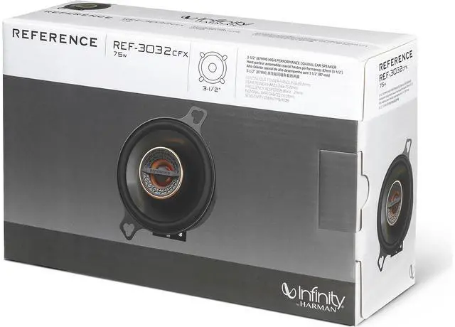 Alt view image 3 of 3 - Reference 3032cf 3.5-Inch, 75-watt High Performance Two-Way Loudspeaker (Pair)