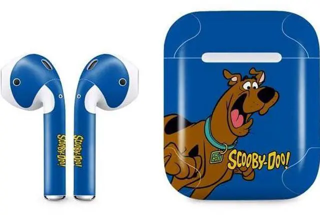 Main image of Decal Audio Skin Compatible with Apple AirPods - Officially Licensed Scooby Doo Scooby-Doo Design