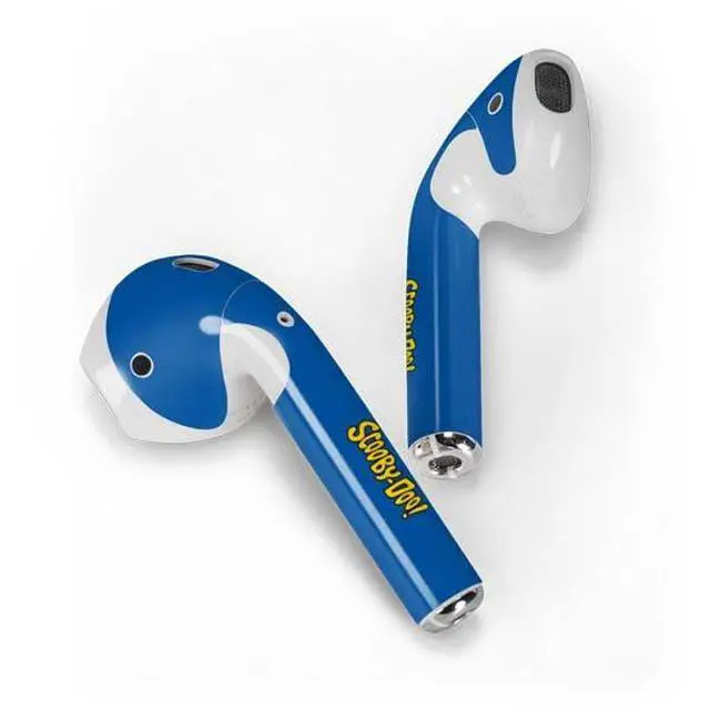 Alt view image 2 of 4 - Decal Audio Skin Compatible with Apple AirPods - Officially Licensed Scooby Doo Scooby-Doo Design