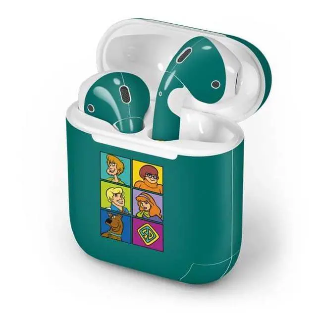 Alt view image 4 of 4 - Decal Audio Skin Compatible with Apple AirPods - Officially Licensed Scooby Doo Scooby-Doo Crew Design