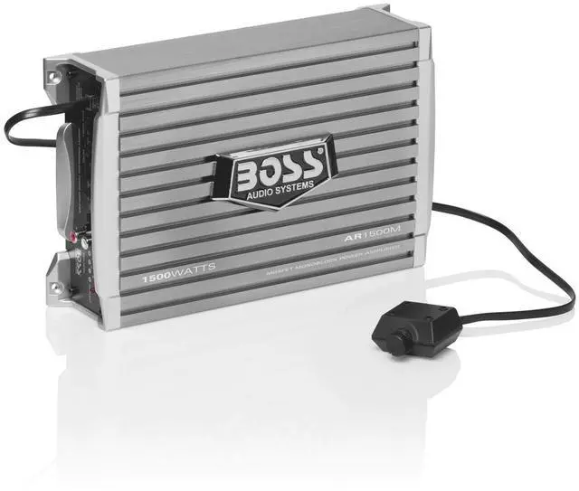 Main image of AR1500M Monoblock Car Amplifier - 1500 High Output, High/Low Level Inputs, Low Pass Crossover, Hook Up to Subwoofer for Bass