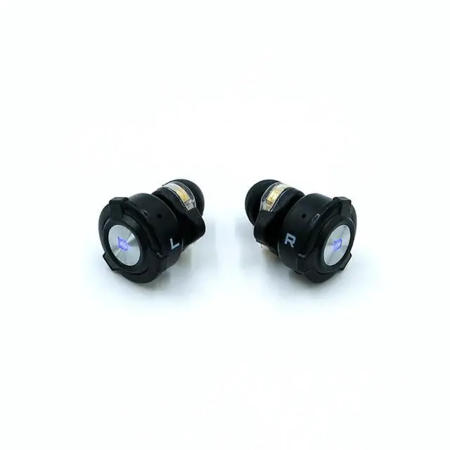 Alt view image 6 of 7 - Bumpbuds Wireless Ear Buds | Bluetooth Noise Cancelling Headphones. Built in Microphone. Water Resistant. Light Weight with Case. Black