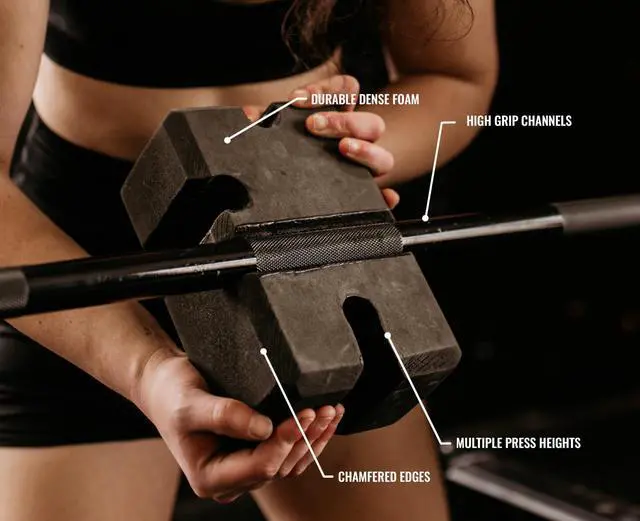 Alt view image 6 of 7 - Adjustable Bench Press Board All-in-One Barbell Press Training Tool for Powerlifting & Strength Training