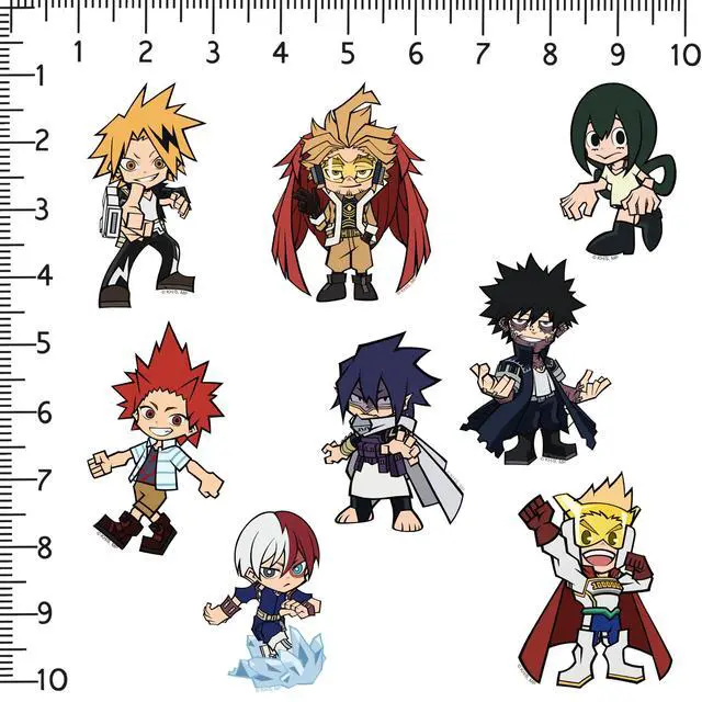 Alt view image 2 of 6 - My Hero Academia Season 5 Chibi 150ct Vinyl L, Skateboard, Indoor/Outdoor
