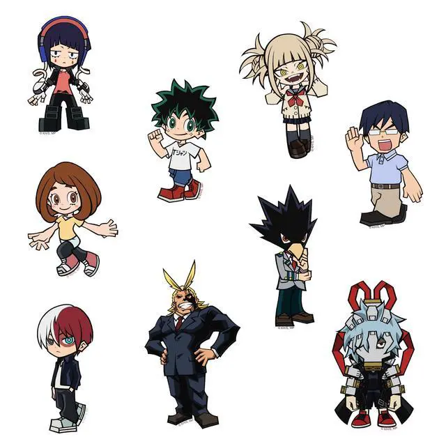 Alt view image 3 of 6 - My Hero Academia Season 5 Chibi 150ct Vinyl L, Skateboard, Indoor/Outdoor