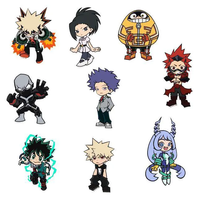 Alt view image 4 of 6 - My Hero Academia Season 5 Chibi 150ct Vinyl L, Skateboard, Indoor/Outdoor