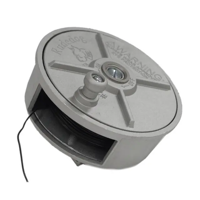 Alt view image 6 of 6 - Rudedog #274 Rodbuster Aluminum Tie Wire Reel, Lightweight, Ambidextrous, 12-18 Gauge Tie Wire Coil, Smooth Action Ironworker Tool